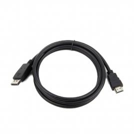 Cablu video gembird, adaptor displayport (t) la hdmi (t), 5m, negru