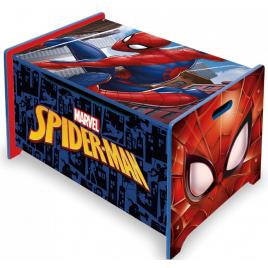 Ladita din lemn pentru depozitare jucarii spiderman