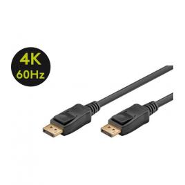 Cablu displayport 1.2 tata - displayport tata 2m 4k ultra hd 2160p 60hz negru goobay 49959