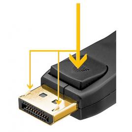 Cablu displayport v1.4 tata-tata 1m full hd 1080p240hz 4k120hz 8k60hz goobay 61696