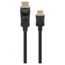 Cablu displayport v1.2 - hdmi v1.4 3m 4k/30hz goobay 64837