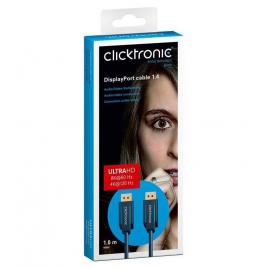 Cablu profesional 1m displayport v1.4 4k 120hz 8k 60hz awg28 clicktronic