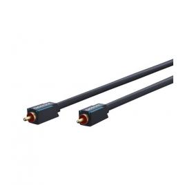Cablu profesional clicktronic audio 1x rca 0.5m tata-tata aurit ofc cupru coax 75 ohm dublu ecranat 70442