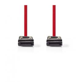 Cablu sata 3gb/s date 7-pin mama-mama 0.5 m rosu nedis