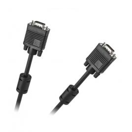 Cablu svga tata-tata 1.5m dublu ecranat cu ferita negru cabletech