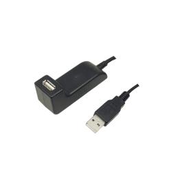 Cablu usb 2.0 a soclu mama - usb a mufa tata nichelat 1.5m negru logilink