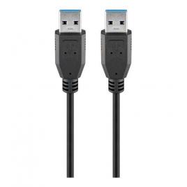 Cablu usb 3.0 5m usb a tata - usb a tata superspeed 5gbit/s negru goobay