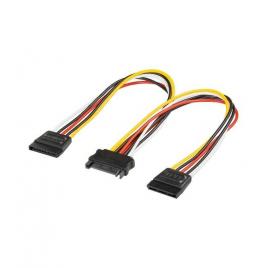 Cablu alimentare sata mama - 2x sata tata 0.2m
