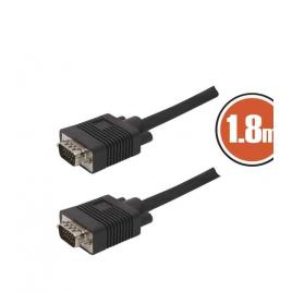 Cablu monitor vga fisa - fisa 1.8m dublu ecranat negru delight