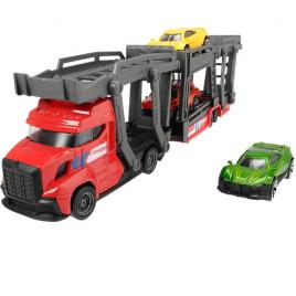 Set Dickie Toys Transporter 3 Masinute, Rosu