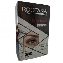 Vopsea Pentru Sprancene tip Crema de Henna Rootana Proffesional, Impermeabila, Lunga Durata, Cafeniu