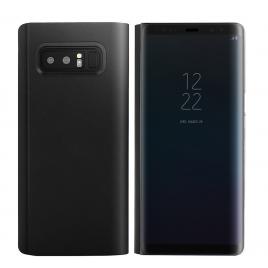 Husa compatibila cu samsung galaxy note 8 clear view neagra