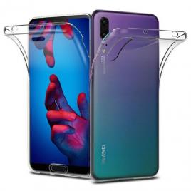 Husa silicon transparent protectie completa 360° (fata+spate), huawei p20 pro