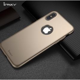Husa apple iphone x, fullbody elegance luxury ipaky gold, acoperire completa 360 grade cu folie de sticla