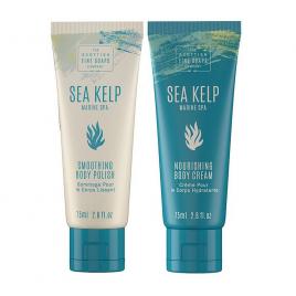 Set cadou Sea Kelp, 75 ml Exfoliant + 75 ml Crema de corp
