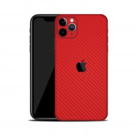 Skin Premium Apple iPhone 11 PRO MAX Super TOUCH Carbon Fiber Red