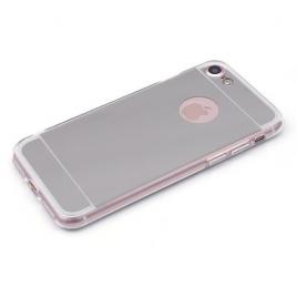 Husa apple iphone 8, elegance luxury tip oglinda argintiu