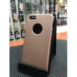 Husa apple iphone 5/5s/se, slim antisoc rose-gold