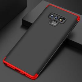 Husa samsung galaxy s10, elegance luxury, 360� 3in1 negru-rosu