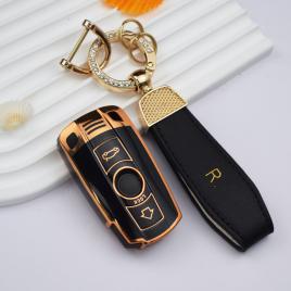 Husa de protectie premium pentru cheie auto compatibila cu bmw e60 e61 e70 e81 e87 e90 e91 e92 x1 x5 x3 1 3 5