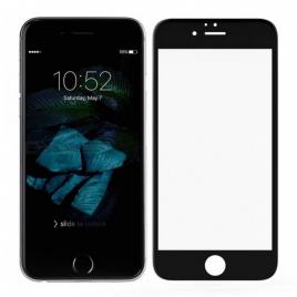Folie de sticla 5d apple iphone 8,  margini colorate black