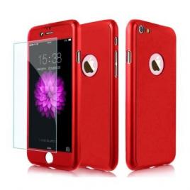 Husa apple iphone 6/6s, fullbody  ipaky red , acoperire completa 360 grade cu folie de sticla gratis