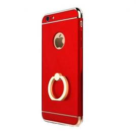 Husa apple iphone 7 plus,  3in1 ring red