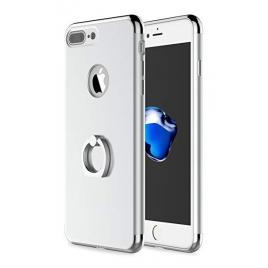 Husa apple iphone 7 plus,  3in1 ring silver