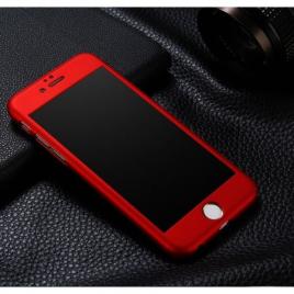 Husa apple iphone 8, fullbody  ipaky red, acoperire completa 360 grade cu folie de sticla gratis
