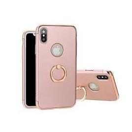 Husa apple iphone x,  3in1 ring rose-gold