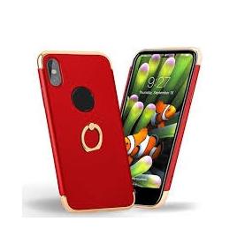 Husa apple iphone x,  3in1 ring rosu