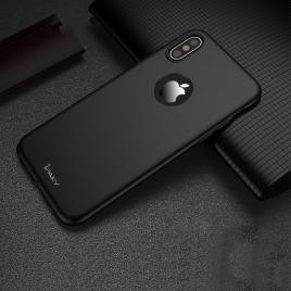 Husa apple iphone x, fullbody  ipaky black , acoperire completa 360 grade cu folie de sticla gratis