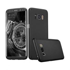 Husa samsung galaxy s8 plus, fullbody  black, acoperire completa 360 grade cu folie de protectie gratis