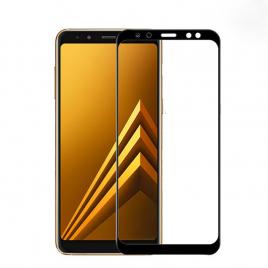 Folie de sticla samsung galaxy j4, 9d full glue negru