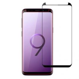 Folie de sticla samsung galaxy s9, negru case friendly