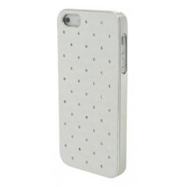 Husa apple iphone 5/5s/se,  cu diamante pe spate argintiu