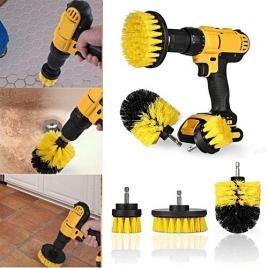Set perii pentru mocheta & uz casnic /profesional detailing carpet brush cu adaptor bormasina