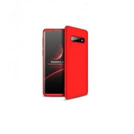 Husa samsung galaxy s10 plus, fullbody  rosu, acoperire completa 360 grade cu folie de protectie gratis