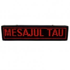 Panou led de exterior programabil/reclama luminoasa 100x40 rosu