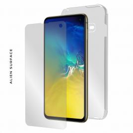 Folie alien surface hd, samsung galaxy s10e fata, spate, laterale + alien fiber cadou