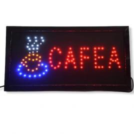 Reclama text led - cafea / animatie luminoasa dinamica nou
