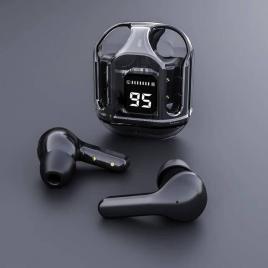 Casti wireless bluetooth,buds ultrapods, audio, anularea zgomotului, fara fir, afisaj digital, microfon, negru
