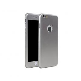Husa aisi iphone 6/6s full cover 360, silver + folie sticla