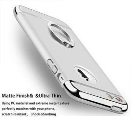 Husa apple iphone 6 plus/6s plus, mystyle elegance luxury 3in1 ring silver