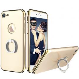Husa telefon iphone 7 plus ofera protectie 3in1 ultrasubtire -luxury gold s ring
