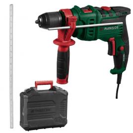Masina de gaurit cu percutie ( bormasina ) parkside , 750w, 3000 rpm, cuplu maxim de 10nm, mandrina rapida