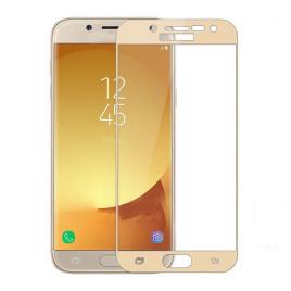 Folie 3d curbata tempered glass pentru samsung galaxy j5 j530 (2017) auriu