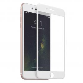 Folie sticla 3d iphone 7 / iphone 8 alba full cover protectie ecran antisoc tempered glass hc