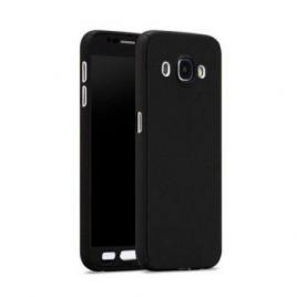 Husa fullbody mystyle black pentru samsung galaxy j7 2017 protectie completa 360 grade cu folie de protectie