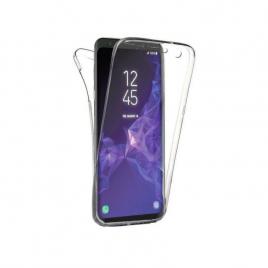 Husa compatibila samsung s7 edge full tpu 360 - transparent